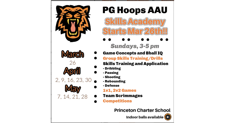 SPRING SKILLS ACADEMY OPEN TO ALL GIRLS!